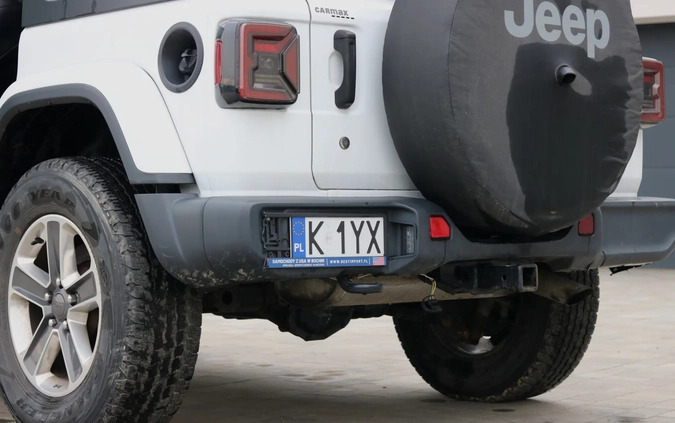 Jeep Wrangler cena 159000 przebieg: 61000, rok produkcji 2018 z Bochnia małe 211